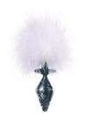 Fashionistas, Glass Bunny Tail Butt Plug, Large