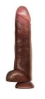 Blackout 13 inches Realistic Cock Dildo Brown Sex Toy Product
