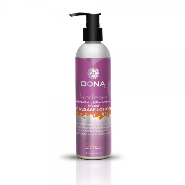 Dona Massage Lotion Sassy Tropical Tease 8oz Sex Toy Product