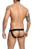 Male Basics Dngeon Snap Jockstrap Black O/s (hanging) Sex Toy Product Image 3