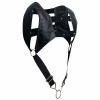 Male Basics Dngeon Croptop Cockring Harness Black O/s Sex Toy Product Image 3