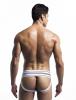 Mob Fetish Jockstrap White Medium 3in Waistband(bulk) Sex Toy Product Image 3