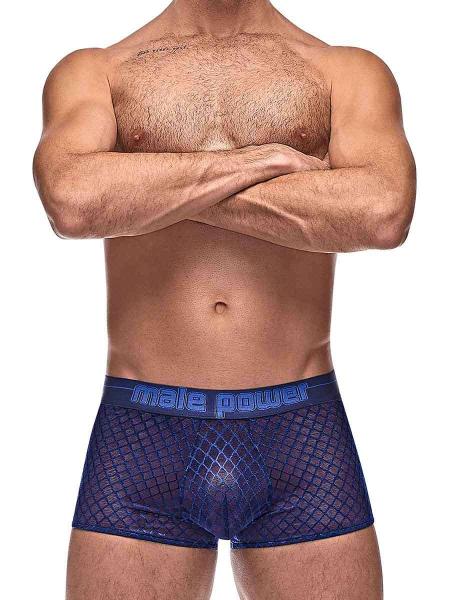 Diamond Mesh Mini Short Navy Medium Sex Toy Product