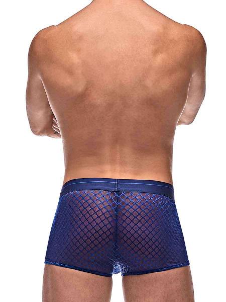 Diamond Mesh Mini Short Navy Small Sex Toy Product