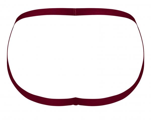 Lucifer Strappy Jock Burgundy S/m Sex Toy Product
