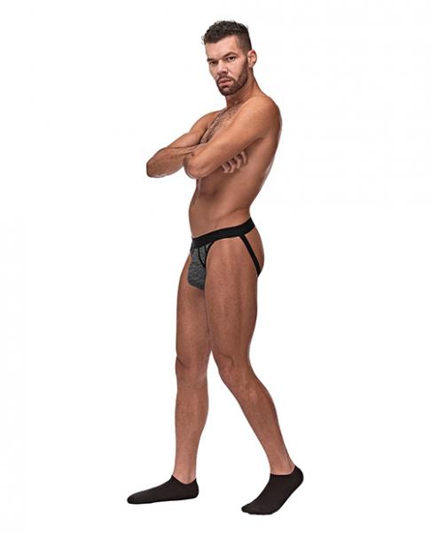 Peak Performance Sport Jock Grey/black S/m Sex Toy Product