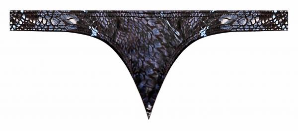 S'naked Criss Cross Thong Blue /black L/xl Sex Toy Product