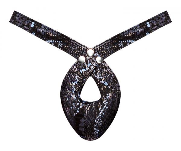 S'naked Criss Cross Thong Blue /black S/m Sex Toy Product