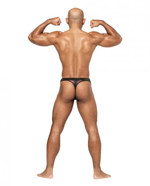 Hocus Pocus Uplift Thong Metallic Purple S/m Sex Toy Product