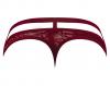 Lucifer Cutout Thong Burgundy S/m Sex Toy Product Image 4
