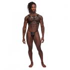 Gemini Leather Harness Black O/s Sex Toy Product