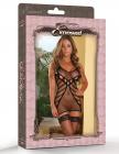 Club Seamless Net Dress Black O/S Sex Toy Product
