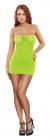 Club Seamless Neon Tube Dress & G-String Lime O/S  Sex Toy Product