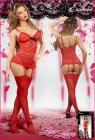 Chemise and G-String Red L/Xl (Luv Lace)