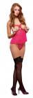 Cupless and Crotchless Babydoll Pink L/Xl (Hypnotic)