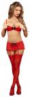 Bra, Garter Skirt and G-String Red Queen (Luv Lace)