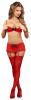 Bra, Garter Skirt and G-String Red Queen (Luv Lace)