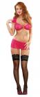 Cap Sleeve Top,Skirt and G-String Pink Queen (Hypnotic)