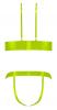 Strap Tease Bra & Crotchless Panty Neon Yellow L/xl Sex Toy Product Image 2