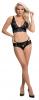 Sugar & Spice Bra & Panty Set Black S/m Sex Toy Product Image 4