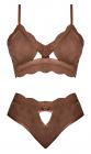 Caramel Kiss Bralette & G- Panty Caramel S/m Sex Toy Product