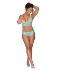 Seabreeze Strappy Back Cami & Short Set Turquoise L/xl Sex Toy Product
