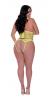 Love Star Bustier & Panty Set Chartreuse 2xl Sex Toy Product Image 2