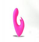 Rechargeable Silicone Rabbit Massager Leah Neon Pink Sex Toy Product