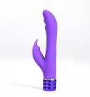 Rechargeable Silicone Rabbit Vibe Hailey Neon Purple Sex Toy Product