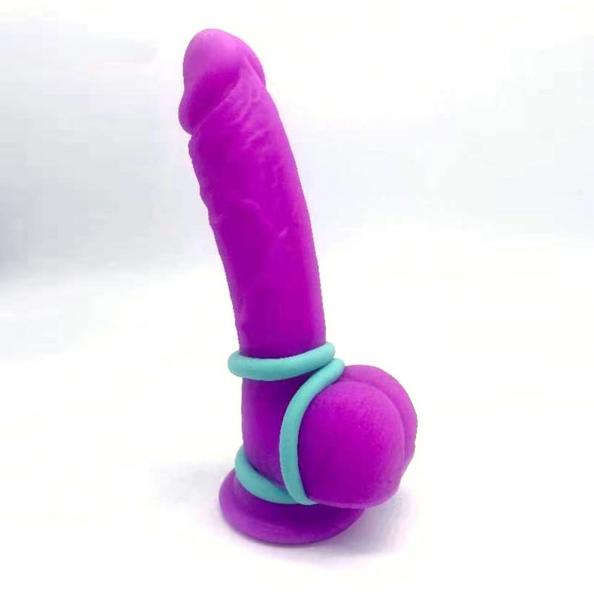 Hazey Silicone Pot Leaf 3 Ring Set Sex Toy Product