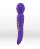 Twisty Dual Vibrating Wand Neon Purple Sex Toy Product Image 1