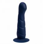 Marin 8 In Posable Silicone Dong Blue Sex Toy Product