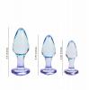 Butties 3pc Acrylic Anal Plug Set Sex Toy Product Image 2