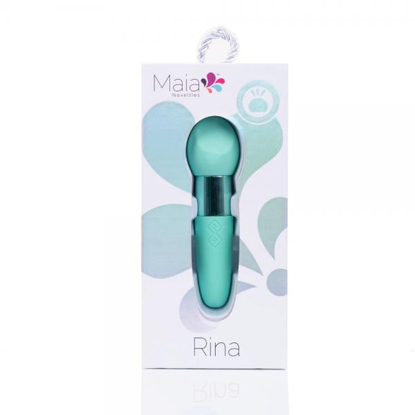 Rina Dual Vibrator Teal Sex Toy Product