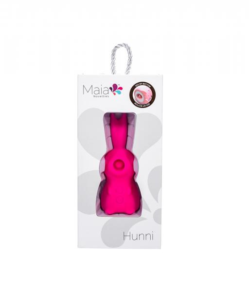 Hunni Bunny Shaped Suction Vibrator Sex Toy Product