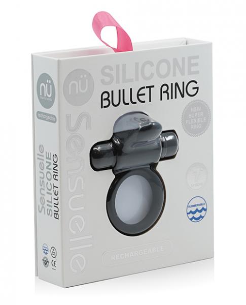 Sensuelle Silicone Bull Ring Black Sex Toy Product