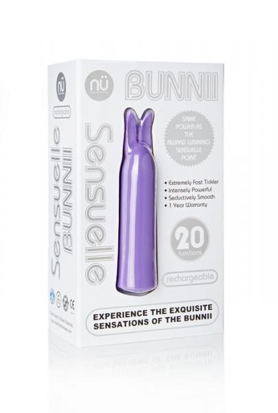 Sensuelle Bunnii 20 Function Vibe Purple Sex Toy Product