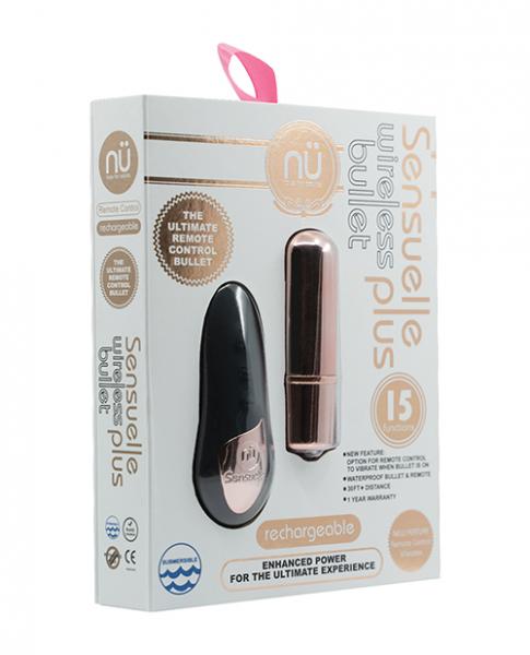Sensuelle Remote Control Wireless Bullet Plus Rose Gold Sex Toy Product