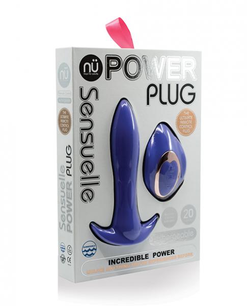 Power Plug Remote Control Butt Plug Ultra Violet Sex Toy Product