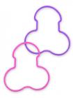 Penis Silly Band Bag Of 12  (wd)