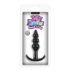 Jelly Rancher T Plug Ripple Black Sex Toy Product Image 2