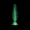 Firefly Clear Glass Plug Tapered Glow in the Dark Sex Toy Product Image 2