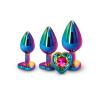 Rear Assets Multicolor Rainbow Heart Trainer Kit Sex Toy Product Image 1