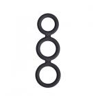 Renegade Triad Cock Ring Black Sex Toy Product