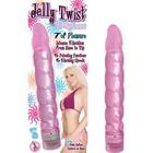 Jelly Twist Vibrating Arouser Pink
