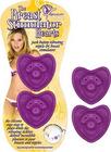 Breast Stimulator Hearts Purple