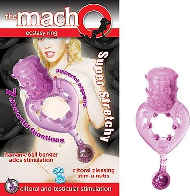 Macho Ecstasy Ring Purple Sex Toy Product
