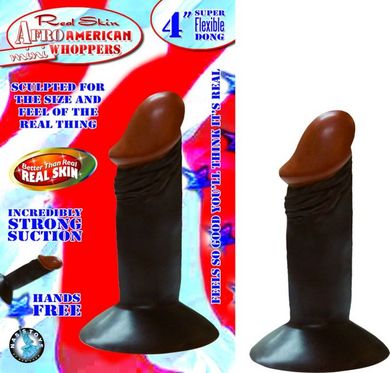 All American Mini Whopper 4 inches Dong Brown Sex Toy Product
