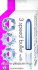 Bullet W/ Silicone Pleasure Ring Silver