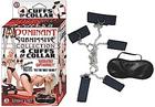 Dominant Submissive 4 Cuffs and Collar Black Sex Toy Product